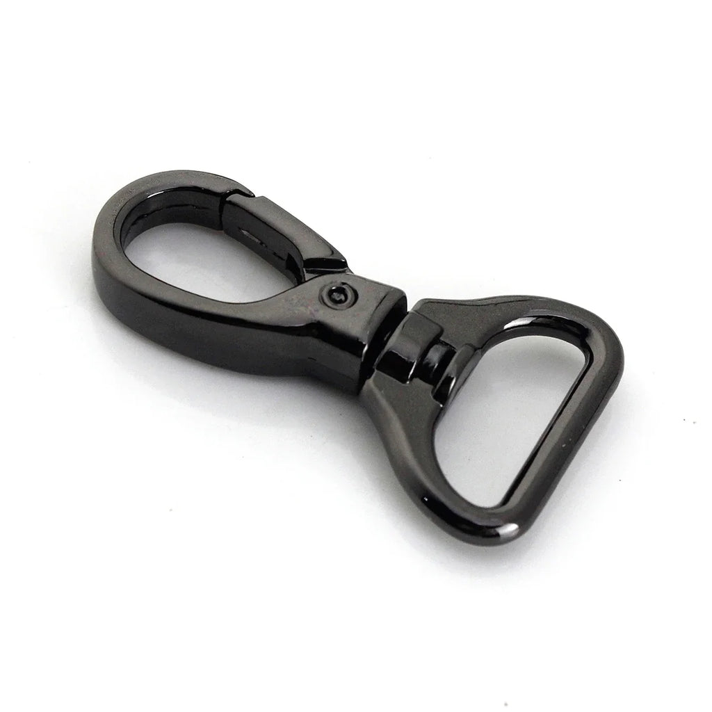 1piece Metal Carabiner Snap Hook Trigger Lobster Clasp Clip Swivel Spring Gate Leather Craft Pet Leash Bag Strap Belt Webbing