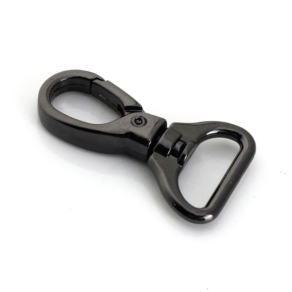 1piece Metal Carabiner Snap Hook Trigger Lobster Clasp Clip Swivel Spring Gate Leather Craft Pet Leash Bag Strap Belt Webbing