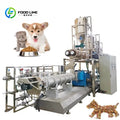 4-6Tph multi-purpose three-screw extrusion pet food making machine full production line dog cat fish food making machine