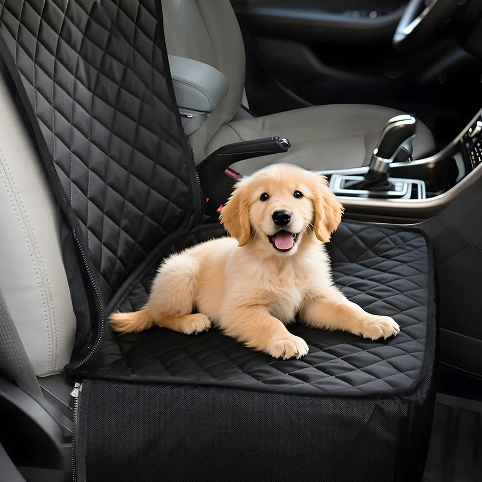 Portable Dog Car Seat Waterproof Back Seat Extender for Dogs Protector Cushion Carrier Cover Easy Clean for Bed Barrier Backseat