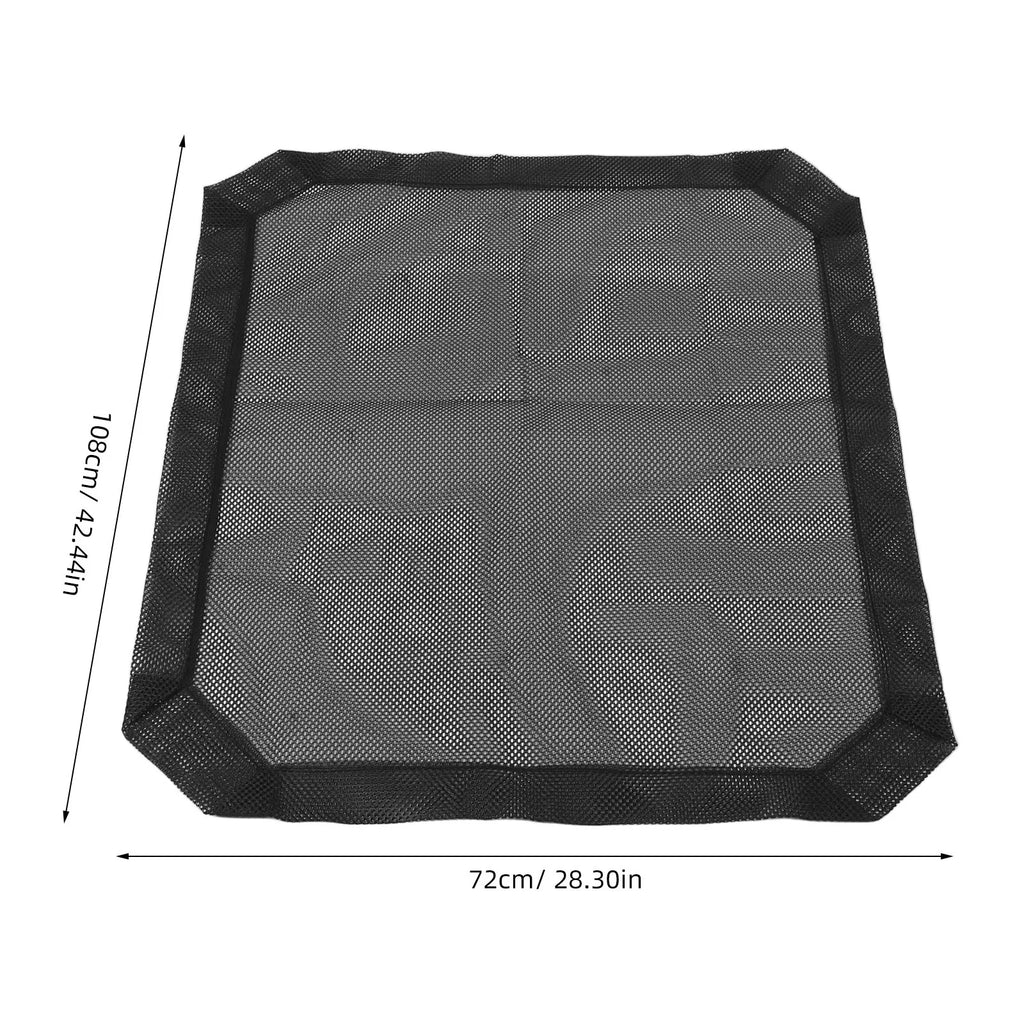 Pet Mesh Bed Cover 108X72Cm Detachable Washable Elevated Dog Cat Hammock All-Season Outdoor Indoor Replacement Cover