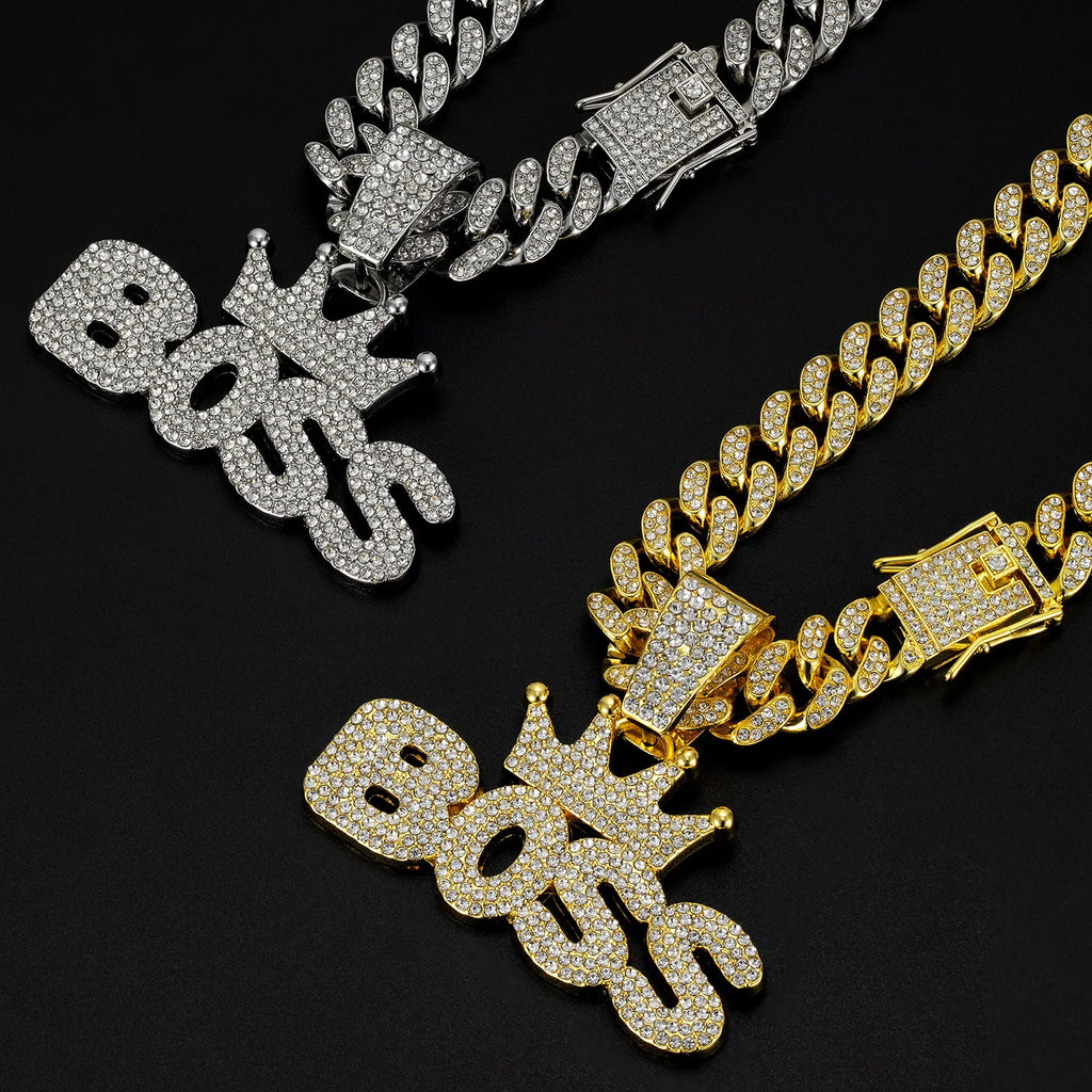 Cuban Dog Chain, Alloy Pet Dog Collar, Gold Necklace for Small to Large Dogs CEO BOSS Luxury Pendant Jewelry Accessory 2026 NEW