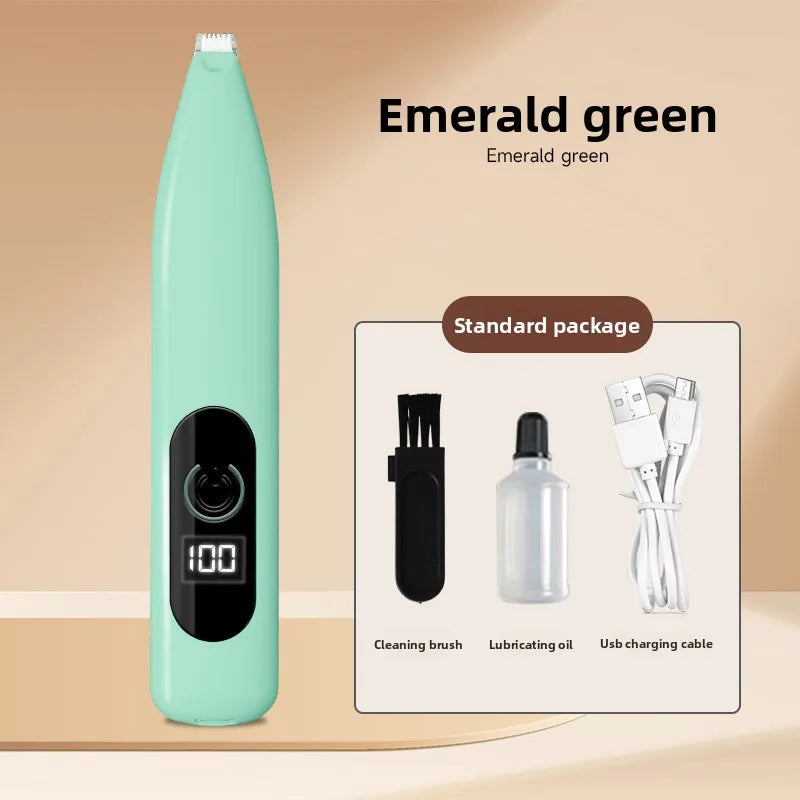 Hot Selling Cat Dog Shaving Foot Hair Charging LED Light Trimmer Foot Hair Clipper Pet Special Electric Clipper Electric Clipper