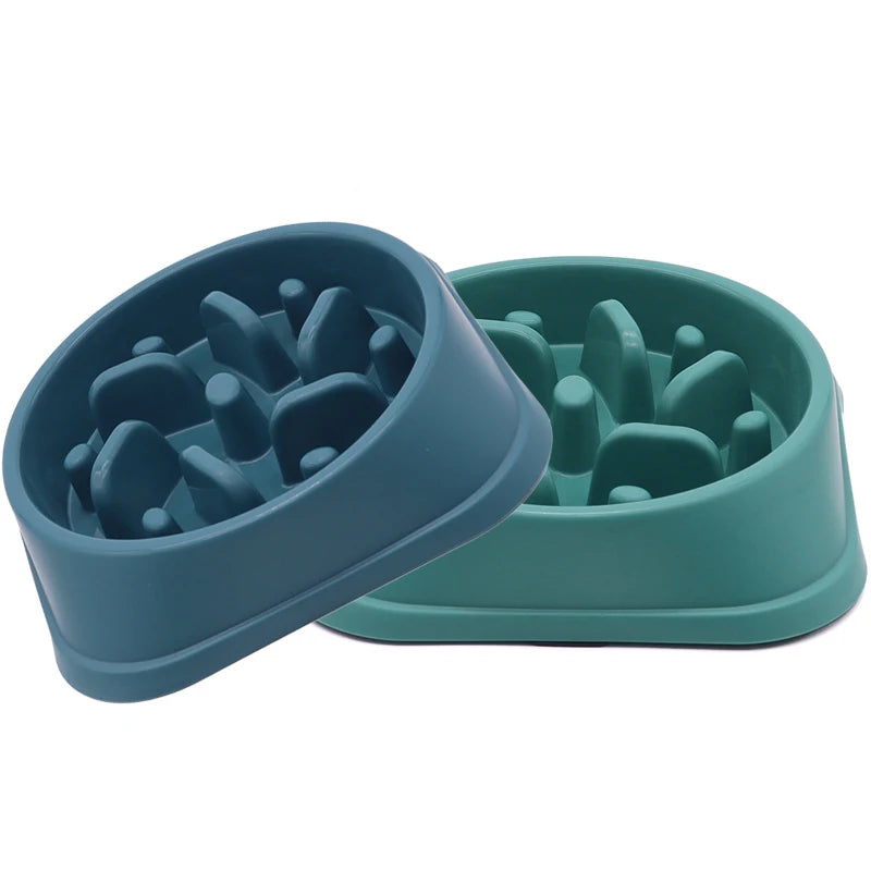 Slow Feeder Dog Bowl Anti Choking Watering & Feeding Supplies Puzzle Feeder Bowl Non-slip Slow Eat Bowl for Dogs Large Small