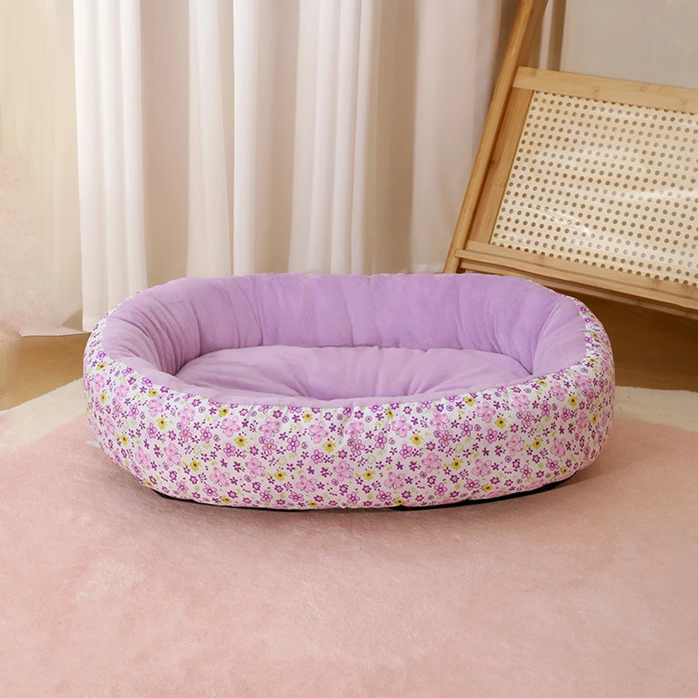 All Season Soft Small Cat Bed for Dogs Sleeping Sofa Medium Dog Bed for French Bulldog Kennel Comfortable Dog Nest Puppy Mat
