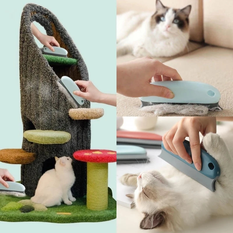 Effective Pet Hair Remover Brush for Cats Dogs Lint Pet Hair Remover Brush Gently Shaves Sofa Wool Clean Fur For a Tidy Home