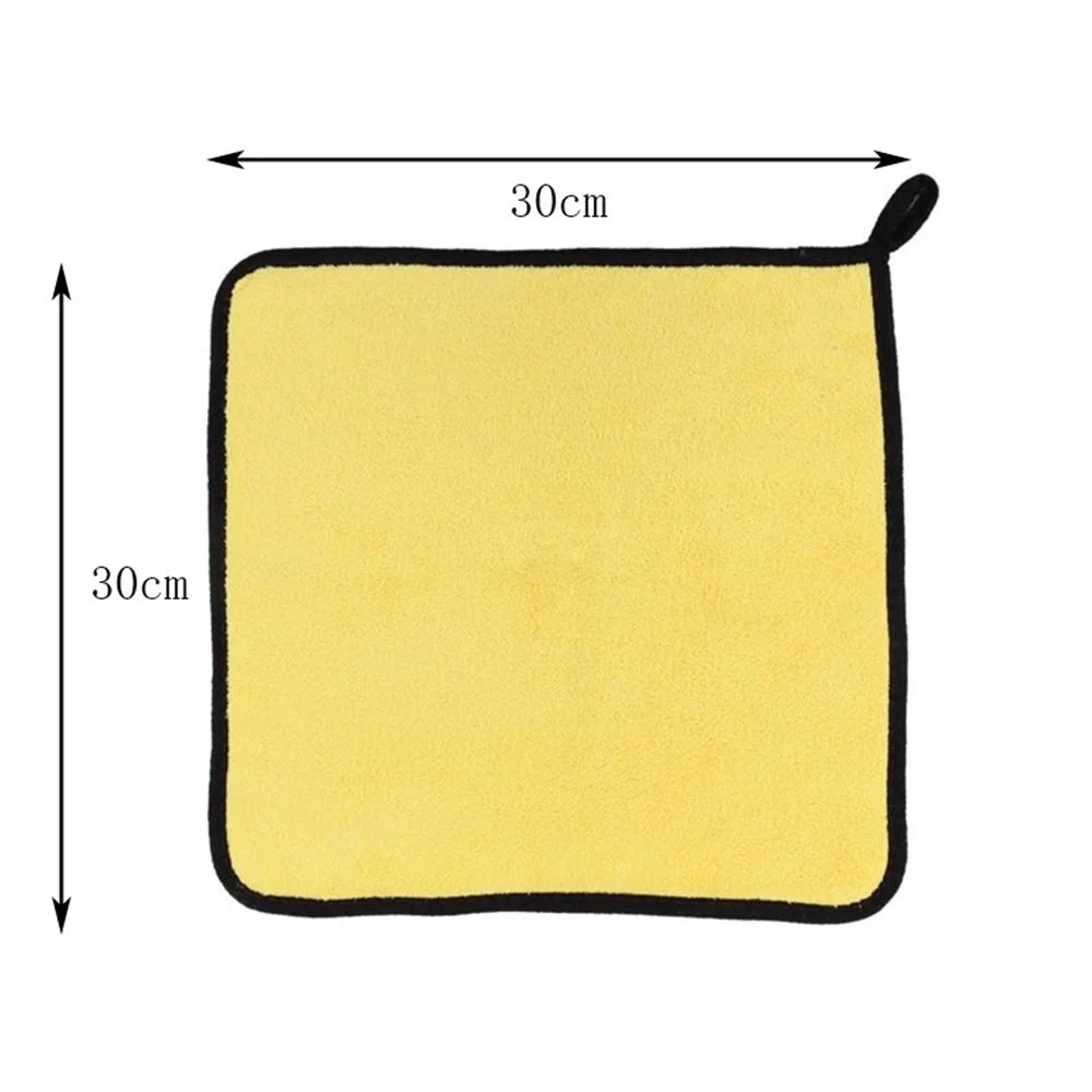 Pet Absorbent Towels Ultra-fine Fiber Dog Bath Towels Bathrobe Wiping Cloths Pet Cleaning Supplies