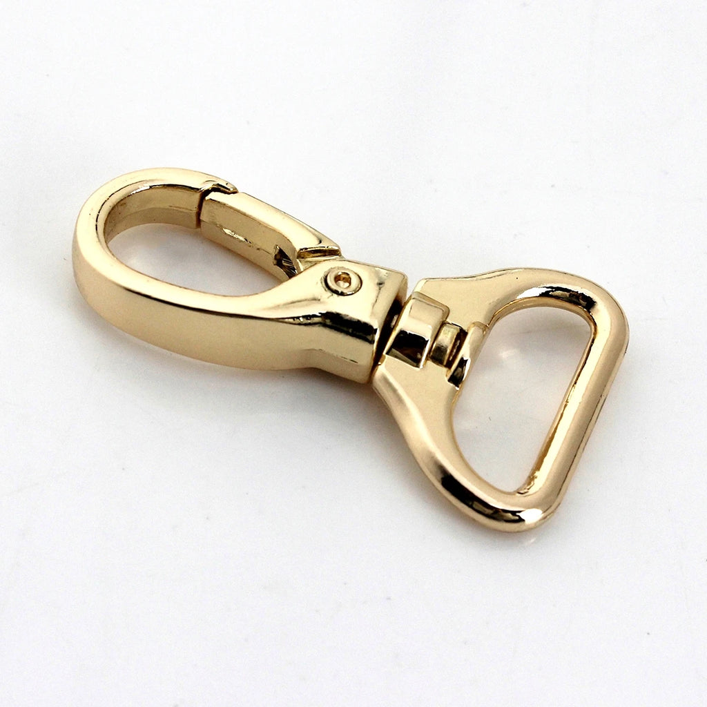 1piece Metal Carabiner Snap Hook Trigger Lobster Clasp Clip Swivel Spring Gate Leather Craft Pet Leash Bag Strap Belt Webbing