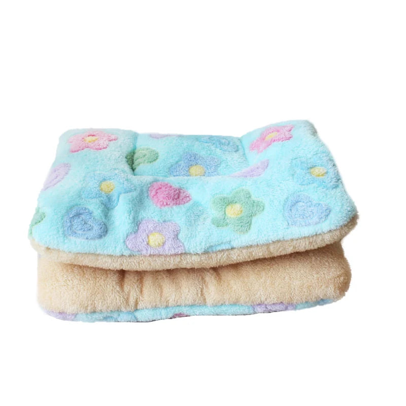 Dog Bed Thickened Dog Mat Pet Cat Soft Fleece Pad Blanket Bed Mat Cushion Home Washable Rug Keep Warm Pet Supplies cama perro