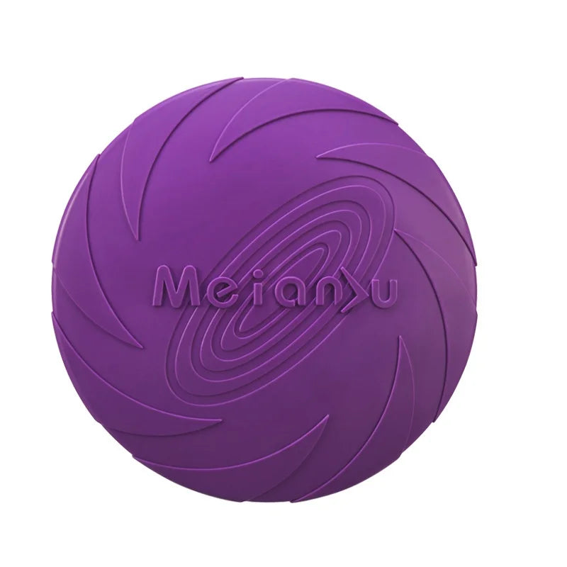 Game pet supplies OUWO dog toy upgrade multifunctional colorful frisbee fun pet dog silicone frisbee