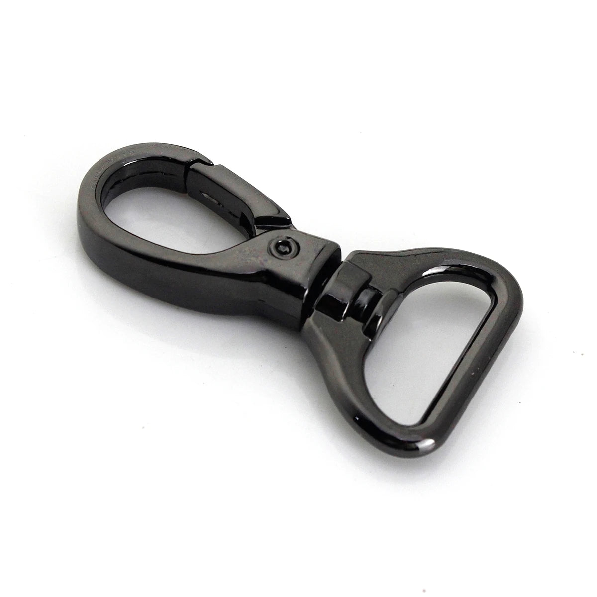 1piece Metal Carabiner Snap Hook Trigger Lobster Clasp Clip Swivel Spring Gate Leather Craft Pet Leash Bag Strap Belt Webbing