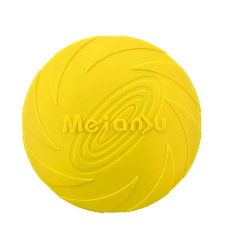 Game pet supplies OUWO dog toy upgrade multifunctional colorful frisbee fun pet dog silicone frisbee