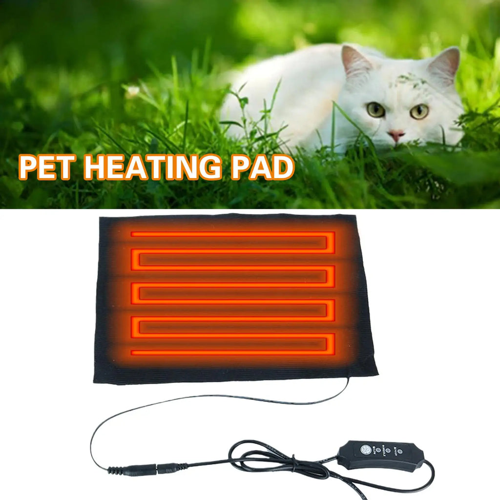 USB Heating Pad Warm Folding Heated Sheet Waterproof Dog Car Seat Mat Cushion Pet Reptile Winter Pet Warmer Electric Heating Pad