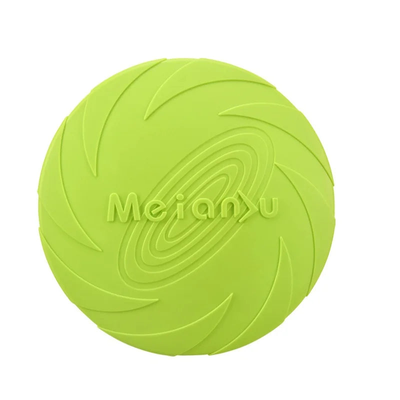 Game pet supplies OUWO dog toy upgrade multifunctional colorful frisbee fun pet dog silicone frisbee