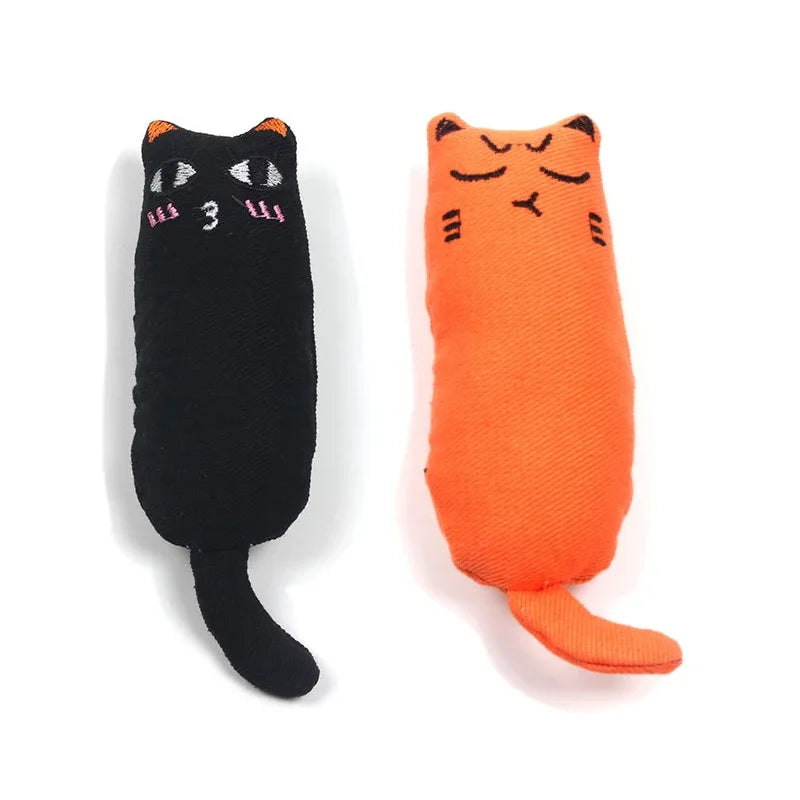 Rustle Sound Catnip Toy Cats Products for Pets Cute Cat Toys for Kitten Teeth Grinding Cat Plush Thumb Pillow Pet Accessories