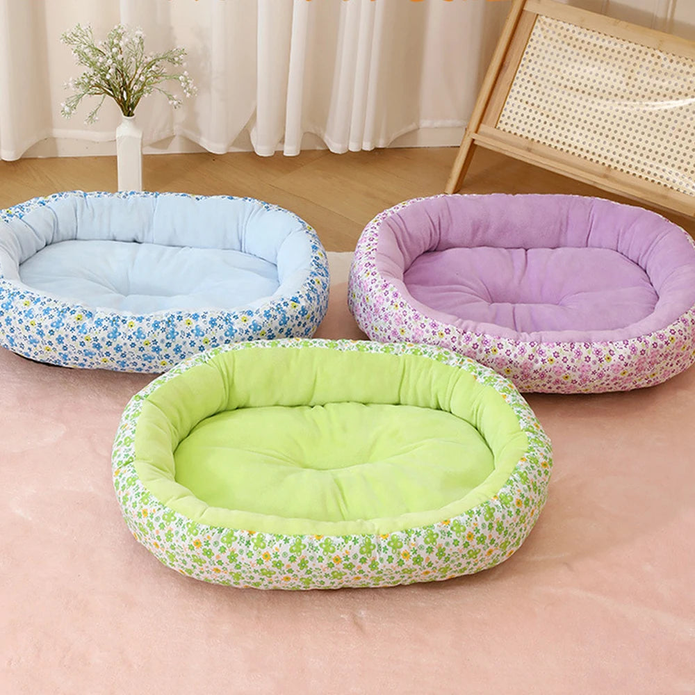 All Season Soft Small Cat Bed for Dogs Sleeping Sofa Medium Dog Bed for French Bulldog Kennel Comfortable Dog Nest Puppy Mat