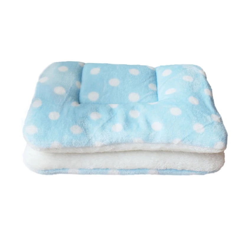 Dog Bed Thickened Dog Mat Pet Cat Soft Fleece Pad Blanket Bed Mat Cushion Home Washable Rug Keep Warm Pet Supplies cama perro