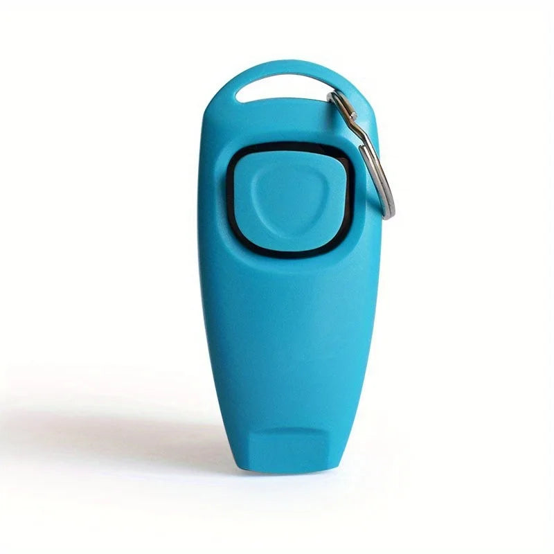 Pet Multifunction 2 in 1 Clicker & Whistle Dog Trainer Clicker With Keyring Pet Puppy Trainer Dog Flute & Clicker Pet Supplies