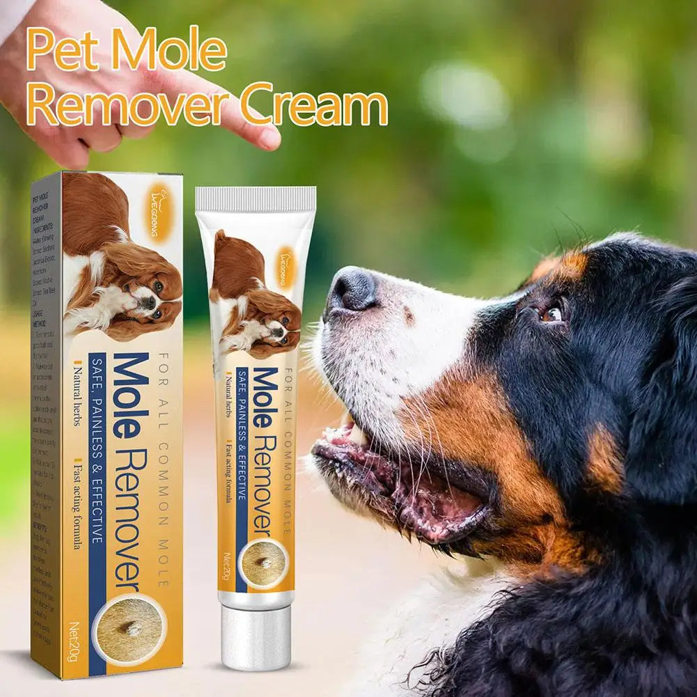 Dog Wart Remover Natural Wart Removal Cream 20g Fast Effective Tags Gentle Treatment Non-irritating Acting and Ointment Ski E4S0