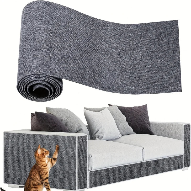 Trimable Cat Furniture Protector，Equipped with self-adhesive scratch pads，Protect the Sofa、Door and Cat Tree Stand Safe from Cla