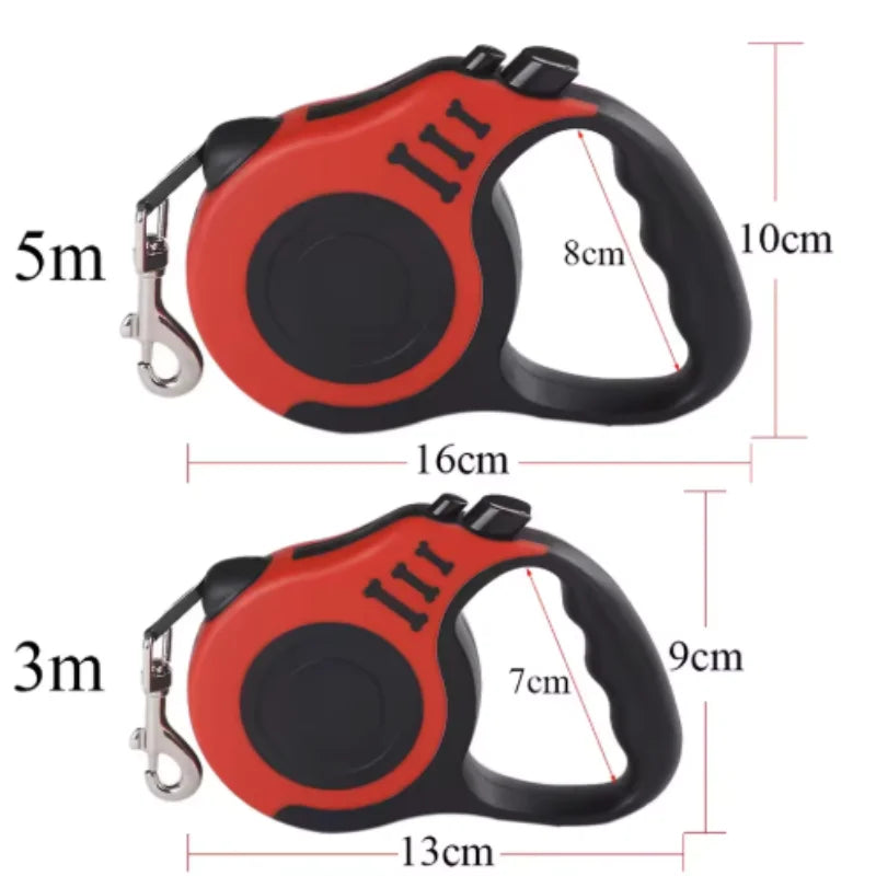 Automatic Retractable Dog Leash for Small Dogs And Cats Durable Nylon Lead with Traction Rope for Outdoor Travel Walking  Hiking