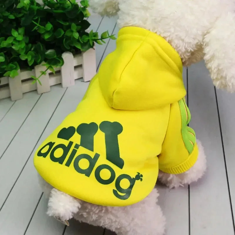 Dogs Cats Soft Hoodie Sweatshirt with Letters Autumn Winter Pet Warm Coat for Medium Large Dogs Comfortable Dogs Clothes Fashion