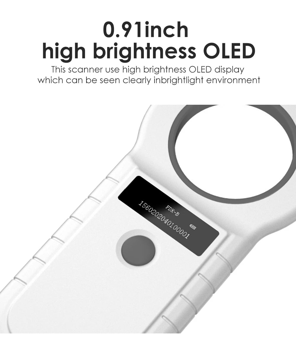 Boland W90D Pet Chip Reader Microchip Scanner Pet Chip Scanner Pet Animal Chips Scanner Pet Microchip Reader For Fish Tutle