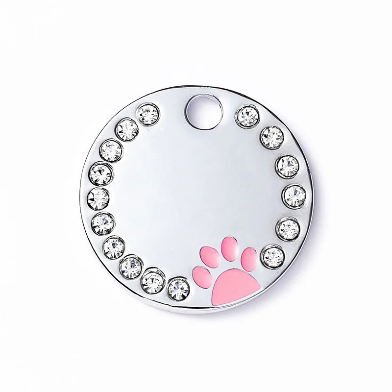 Dog Tag Personalized Pet Puppy Cat ID Tag Engraved Custom Dog Collar Accessories Customized Address Name Tag for Dogs Cats