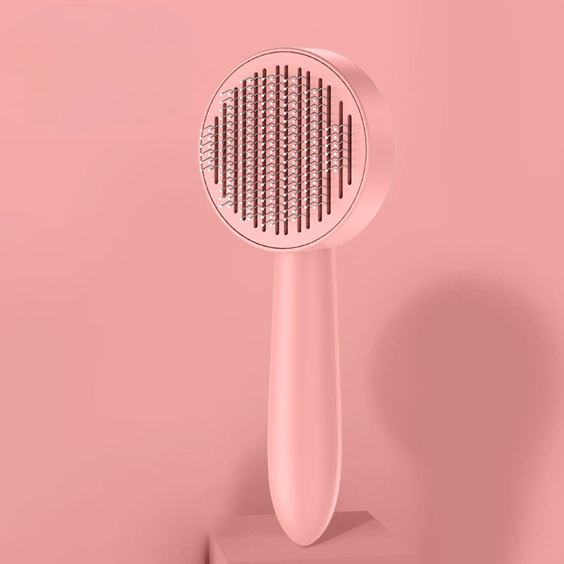 Cats Brush for Shedding Long Short Hair Self Cleaning Pet Slicker Brush Cat Grooming Massage Brushes Dog Grooming Comb