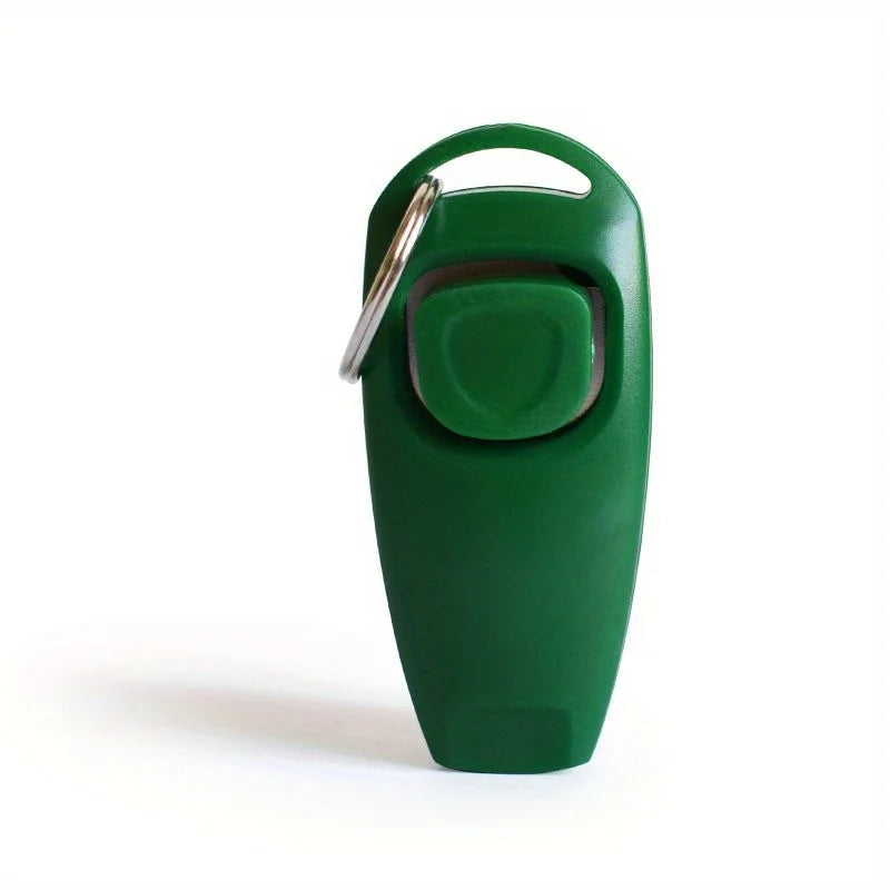 Pet Multifunction 2 in 1 Clicker & Whistle Dog Trainer Clicker With Keyring Pet Puppy Trainer Dog Flute & Clicker Pet Supplies