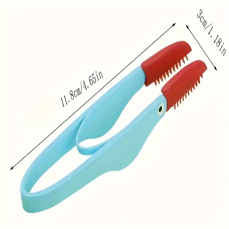 Pet Tear Stain Remover Comb - Gentle Eye Cleaning Brush for Dogs and Cats | Pet Grooming Tool