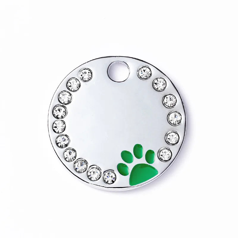 Dog Tag Personalized Pet Puppy Cat ID Tag Engraved Custom Dog Collar Accessories Customized Address Name Tag for Dogs Cats