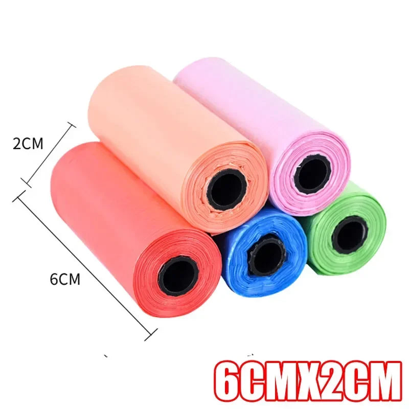 Leak Proof Dog Poop Bag Thickened Leak Proof Dog Poop Bag | Portable Pet Waste Bag Refill Rolls, Pet Cleaning Supplies