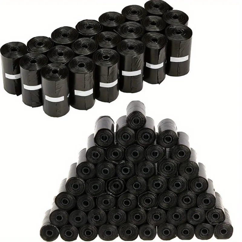 300/1500pcs Dog Poop Bags, Portable Pet Waste Bags, Durable And Leak Proof Pet Garbage Bags, Pet Cleaning Supplies