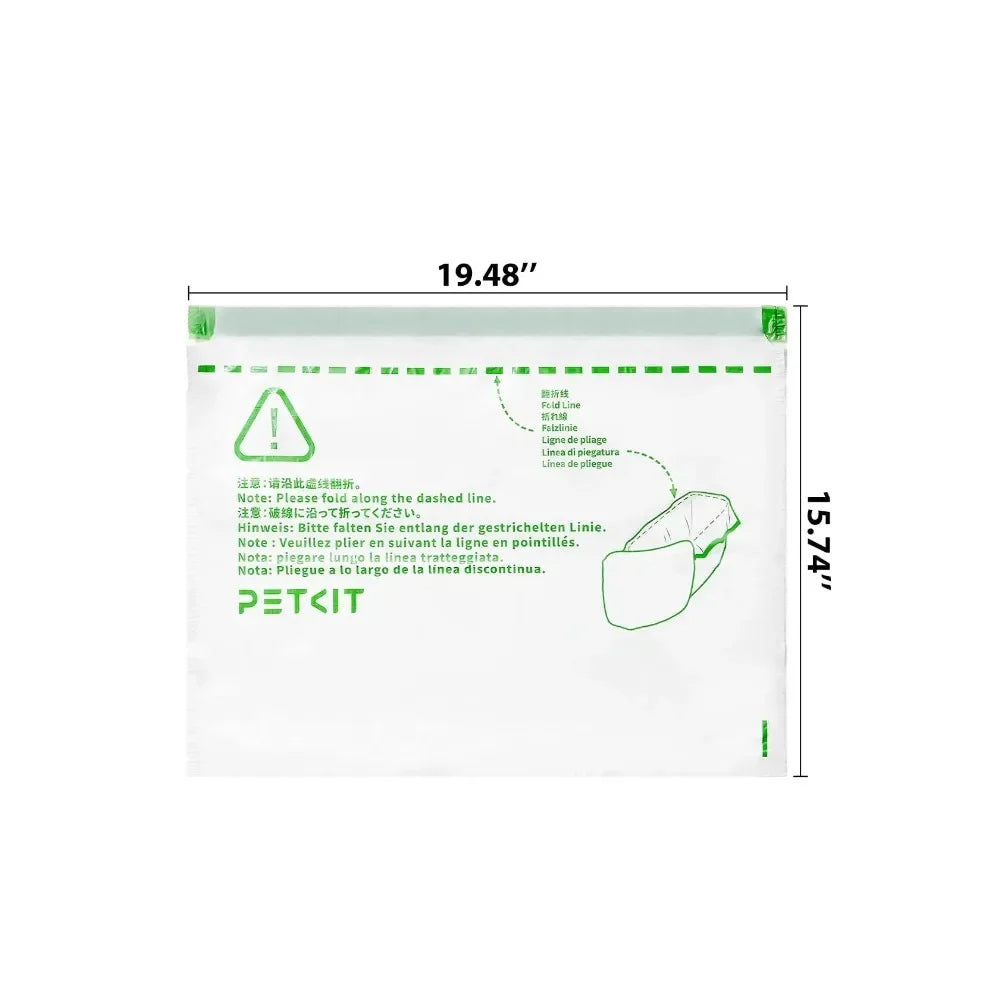 PETKIT Trash Bag for Pura Max 2/PUROBOT Max Pro Automatic Cat Litter Box Waste Bags Genuine Petkit Arenero Gato Grande Bags