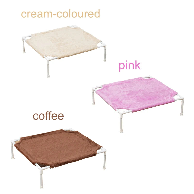 Breathable Cat Hammock Washable Cat Sleeping Mat Removable Plush Dog Bed for Small Dog Cat Supplies