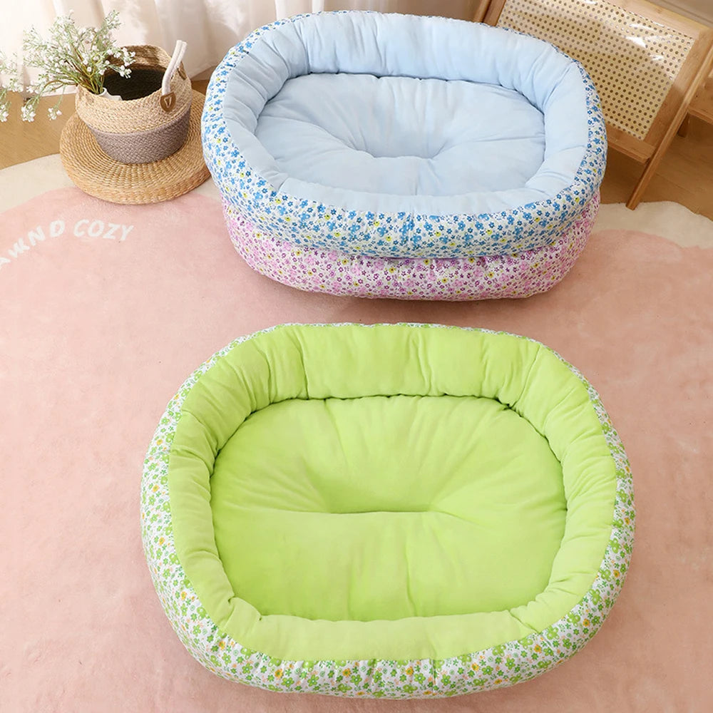All Season Soft Small Cat Bed for Dogs Sleeping Sofa Medium Dog Bed for French Bulldog Kennel Comfortable Dog Nest Puppy Mat