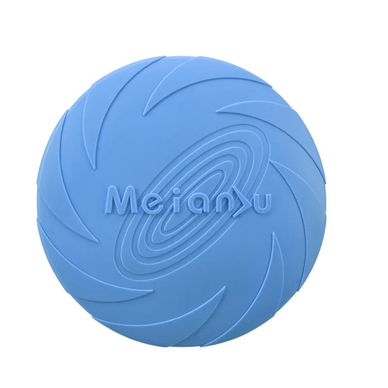 Game pet supplies OUWO dog toy upgrade multifunctional colorful frisbee fun pet dog silicone frisbee