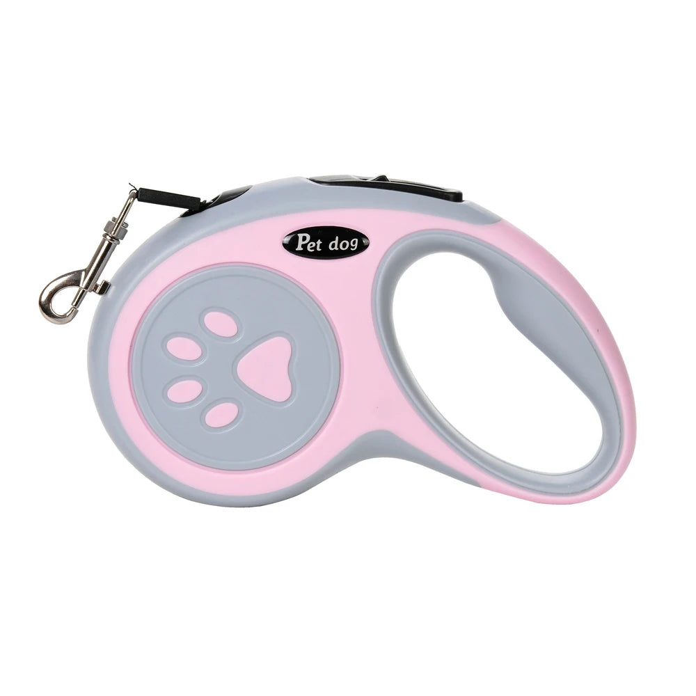 3m 5m Nylon Dog Leash Automatic Retractable Cat Lead Long Extending Puppy Walking Running Traction Roulette For Small Dogs