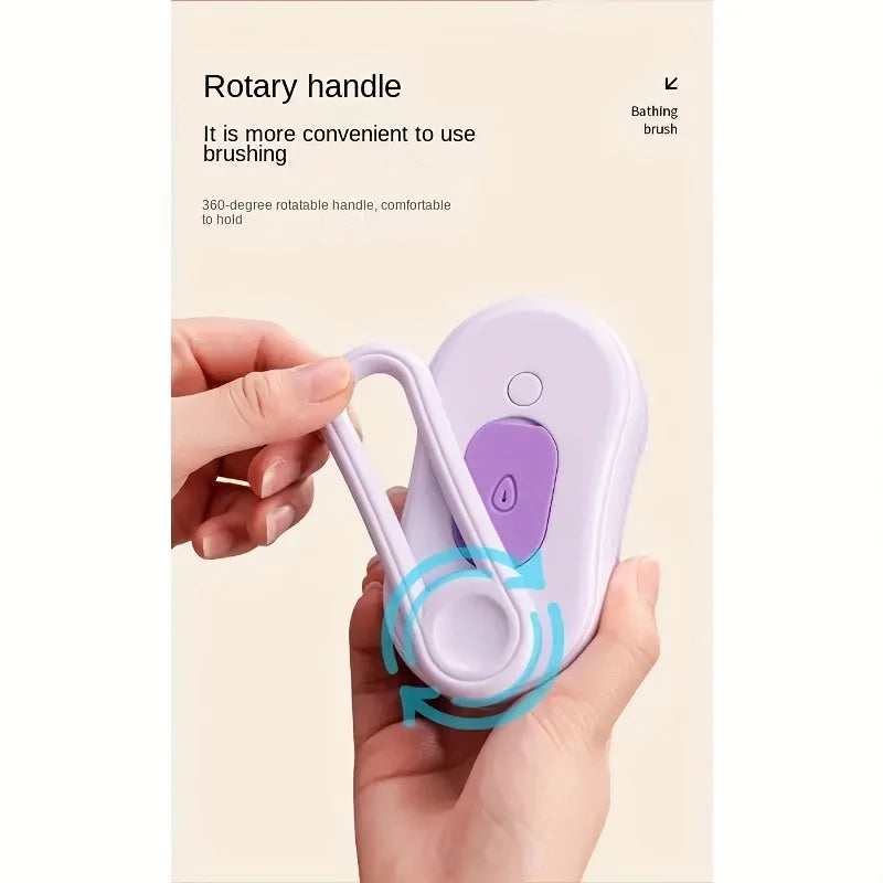 3-in-1 Steam Pet Brush - USB Rechargeable, Foldable Cat & Dog Grooming Tool with Silicone Bristles