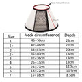 Prevent BiteTransparent Dog Cat Protection Cover Wound Healing Bath Grooming Cone Protective Pet Dog Medical Collar Dropshipping