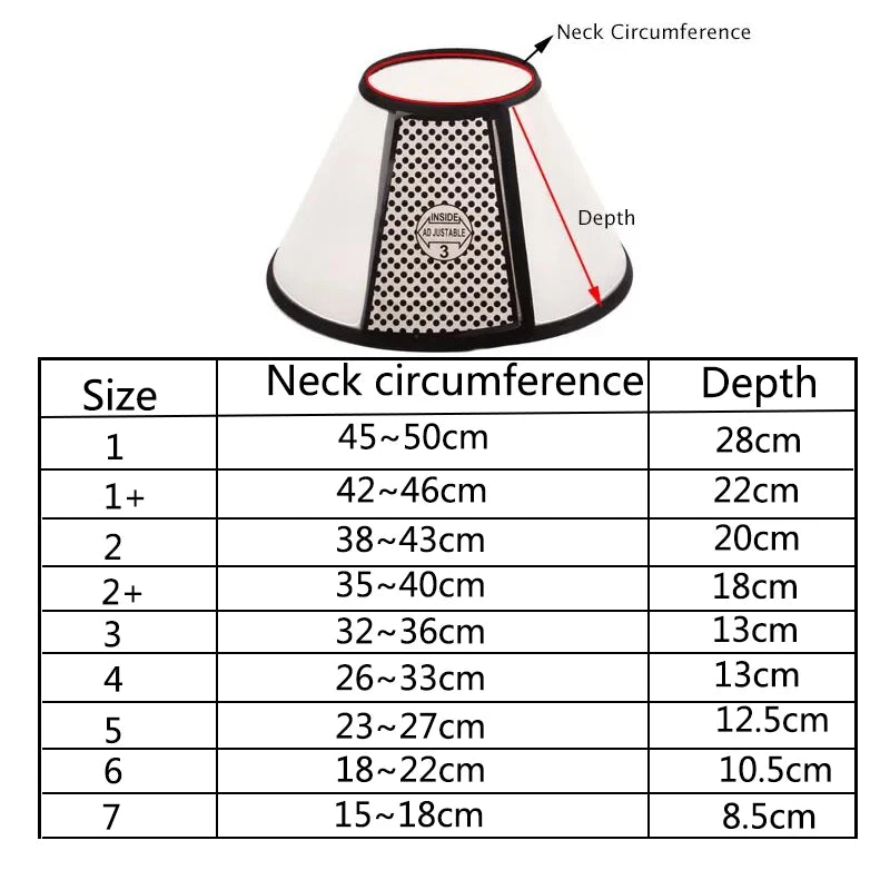 Prevent BiteTransparent Dog Cat Protection Cover Wound Healing Bath Grooming Cone Protective Pet Dog Medical Collar Dropshipping