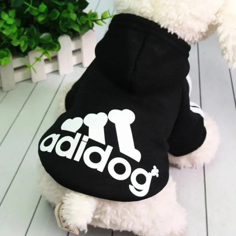 Dogs Cats Soft Hoodie Sweatshirt with Letters Autumn Winter Pet Warm Coat for Medium Large Dogs Comfortable Dogs Clothes Fashion