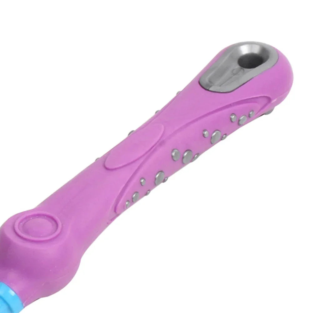 Three Sided Pet Toothbrush Three-Head Multi-angle Toothbrush Cleaning Dog Cat Brushes Bad Breath Teeth Care ToolS