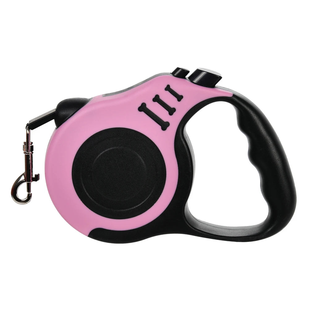 Automatic Dog Leash 3M 5M Retractable Extendable Rope for Small Dogs Accessories Outdoor Walking Hiking Puppy Cat Traction Belt