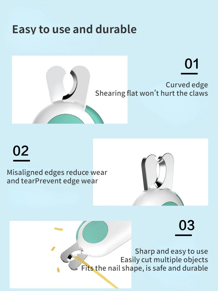 Professional Pet Nail Clippers with Adjustable Hole Cat Dog Nail Clipper Cutter Pet Claw Trimmer Puppy Kitten Care Grooming Tool