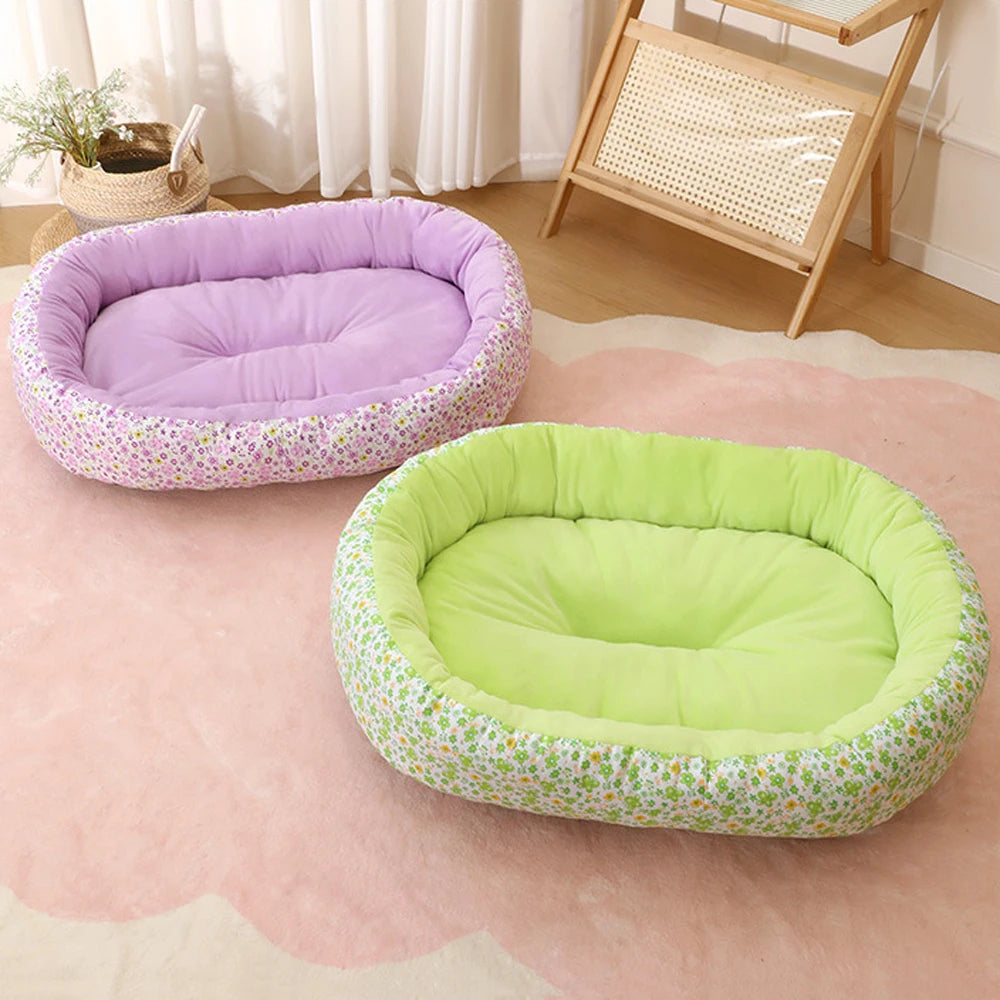 All Season Soft Small Cat Bed for Dogs Sleeping Sofa Medium Dog Bed for French Bulldog Kennel Comfortable Dog Nest Puppy Mat
