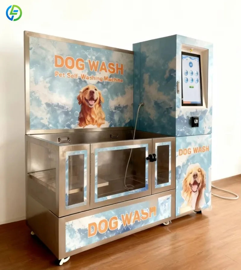 Customized Factory Wholesale Eco-Friendly Automatic Dog Stainless Steel Pet Machine Cats Stainless Steel Dog Washing Station