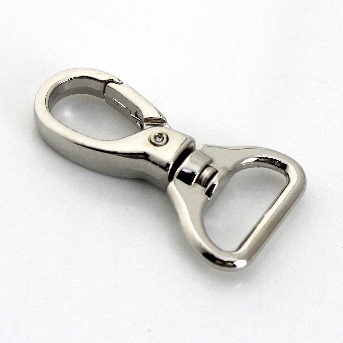 1piece Metal Carabiner Snap Hook Trigger Lobster Clasp Clip Swivel Spring Gate Leather Craft Pet Leash Bag Strap Belt Webbing