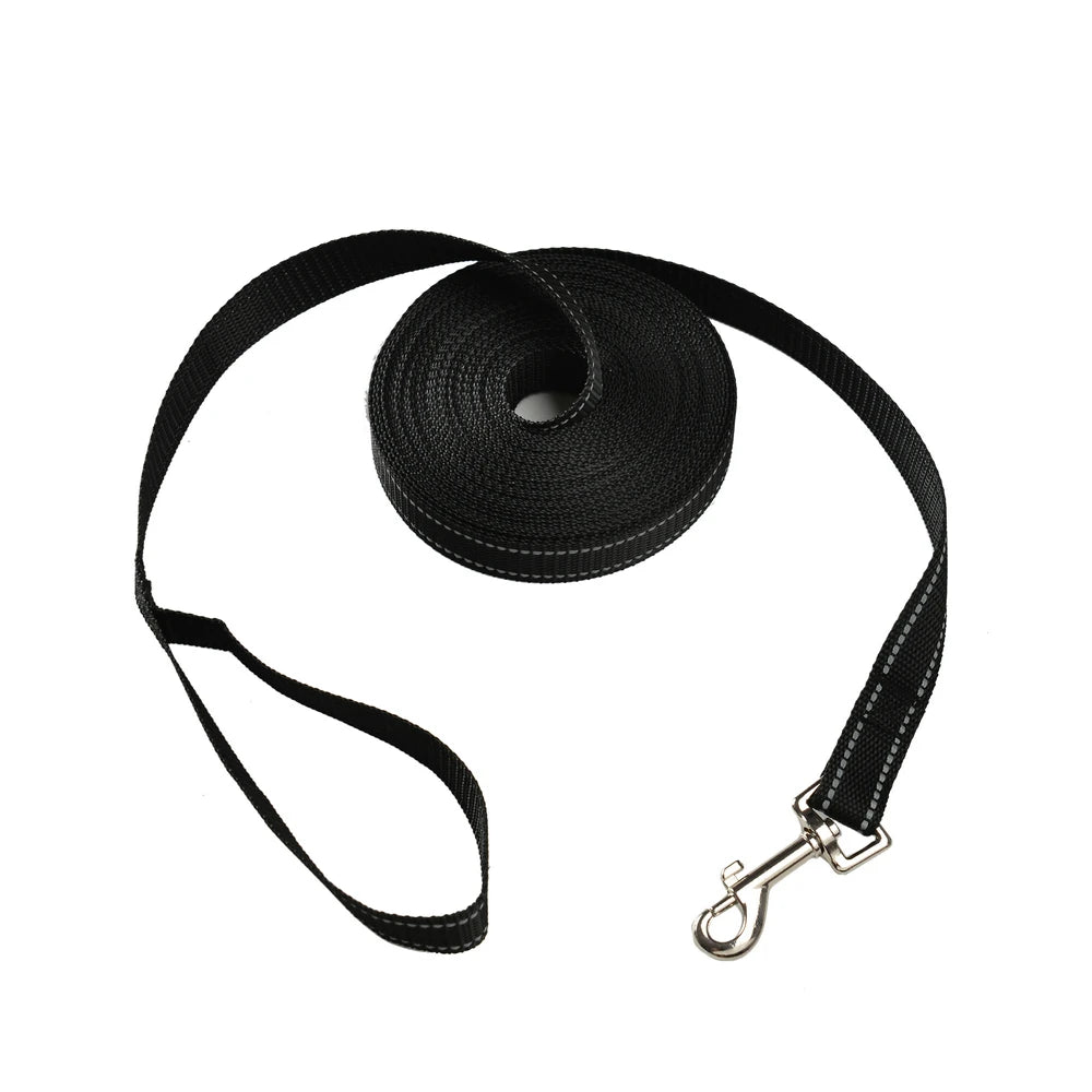 Strong Dog Leash Small Medium large Dogs Reflective Long Pets Leash Nylon Outdoor Running Pet Traction Rope Labrador Supplies